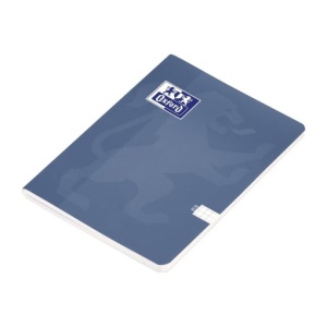 Caiet Oxford A5 48 file, hârtie Optik 80g/mp, PEFC, copertă plastifiată flexibilă soft touch, margini liniate, colțuri rotunjite, pătrățele, motiv Touch Trend4