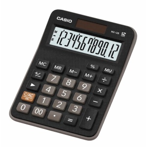 Calculator de birou Casio MX-12B, 12 digits, Negru