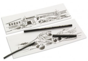 Cărbune natural Faber-Castell Pitt Monochrome 3-6 mm, 20 buc2