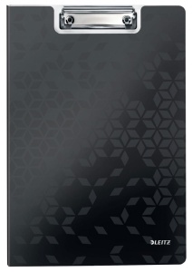 Clipboard dublu Leitz WOW A4, clemă metalică și buzunar – pentru prezentări și documente organizate