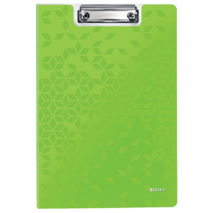 Clipboard dublu Leitz WOW A4 din polyfoam, clemă metalică și buzunar interior – organizare modernă și sigură