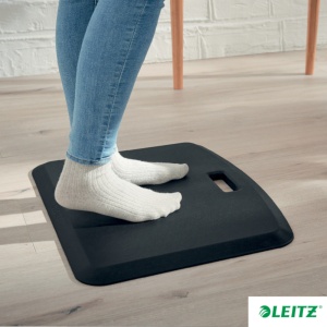Covoraș ergonomic pentru picioare Leitz Cosy, anti-oboseală, negru4