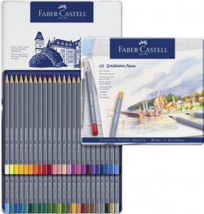 CREIOANE COLORATE AQUARELLE 48 CULORI GOLDFABER CUT. METAL FABER - Img 3