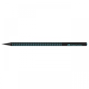 Creion grafit B Faber-castell Grip Sparkle negru2
