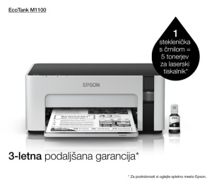 EPSON M1100 CISS MONO INKJET PRINTER - Img 13