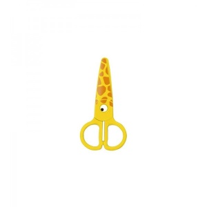 Foarfecă Keyroad Kids Pro, 13.0cm, plastic, preșcolari, girafă, blister4