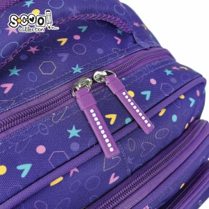 Ghiozdan 3D ergonomic MAGICAL UNICORN - S-COOL, 43x30x22 cm6