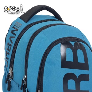 Ghiozdan anatomic light BLUE - S-COOL, URBAN, 41x28x17 cm6