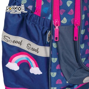 Ghiozdan anatomic RAINBOW - S-COOL, 38x39x19.5 cm7