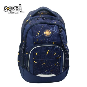 Ghiozdan anatomic URBAN MAP - S-COOL, 43x29x22 cm