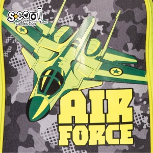 Ghiozdan ergonomic AIR FORCE - S-COOL, 40.5x29x13.5 cm9