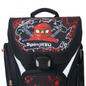 Ghiozdan scoala Explorer, Lego Core Line - design NinjaGo Team Ninja - Img 2