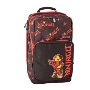 Ghiozdan școală LEGO Maxi Light - design NinjaGo, Red