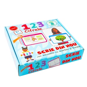 Joc educativ scrie din nou, Cifre4