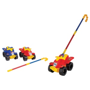 Jucărie de împins, ATV, 70 cm