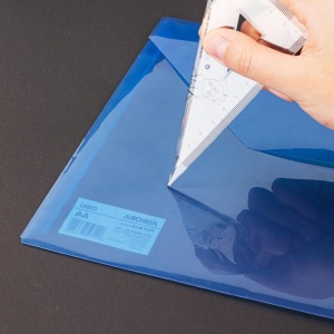 Mapă plastic cu buton Deli, A44