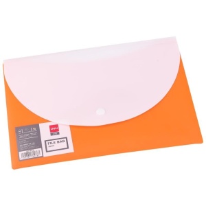 Mapă plastic cu buton Deli Neon, A5, diverse culori6