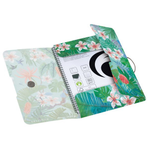 Mapă plastic cu elastic Herlitz EOTG motiv Ladylike Jungle, A4