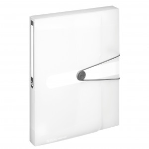 Mapa plastic opacă cu elastic Herlitz Easy Orga A4 lățime cotor 40mm