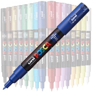 Marker UNI Posca PC-1M, vârf rotund, 0.7mm2