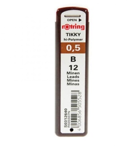 Mine creion mecanic Rotring Tikky, 0.5mm, B