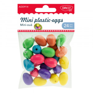 Oua mini din plastic - Accesorii craft Daco - Img 1