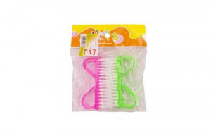 Perie unghii plastic Zorex Basic, 8 cm