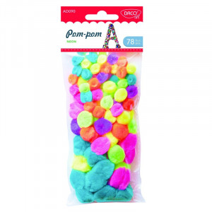 Pom - Pom Neon - Accesorii Craft Daco