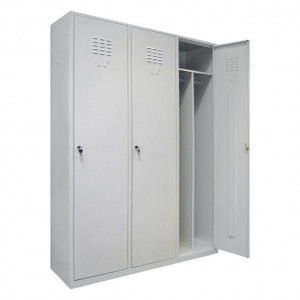 PRIME 827 • Vestiar 3 uși compartimentat 1200x450x1800LxlxH (mm) / Dimensiuni exterioare
