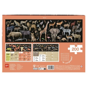 Puzzle Animale în pericol – Savana, 200 piese2