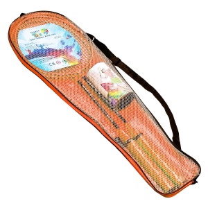 Rachete badminton + fluturași, 2 buc/set - CWT4