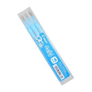 Set 3 rezerve roller Pilot Frixion Ball, 0.5 mm, diverse culori6