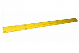 Riglă Colorarte S001, 100cm, plastic, didactic