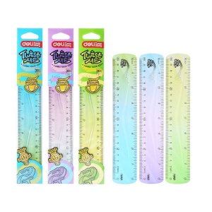 Riglă flexibila color Deli Twist me, 20 cm4