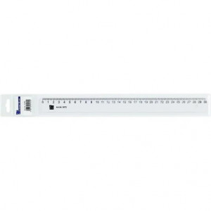 Rigla flexibila din plastic, 30cm, ALCO - transparent