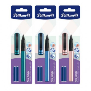 Roller Pelikan Pina Colada, 0.7 mm, diverse culori, blister