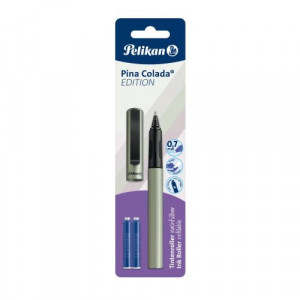 Roller Pelikan Pina Colada Edition, grip ergonomic, culori metalizate asortate mov/olive/antracit