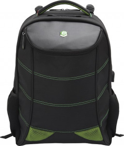 Rucsac BESTLIFE Gaming Snake Eye - negru/green - laptop 17 inch, compartiment anti-vibratie, charge - Img 1