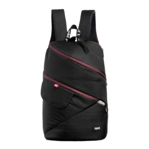 Rucsac ZIPIT Looper Premium - negru/bordeaux