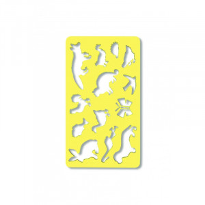 Sablon 13 animale diverse mici koh-i-noor