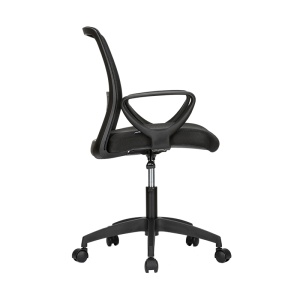 Scaun birou cu spătar mesh, sistem roți abs 4507, negru, Deli4