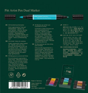 Cutie Pitt Artist Pen Dual marker Faber-Castell, 30 buc7