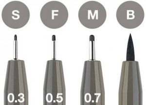 Set 4 buc Dual Marker Faber-Castell Pitt Artist Pen, gri cald3