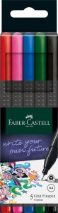 Set 5 buc liner Faber-castell grip basic, 0.4mm