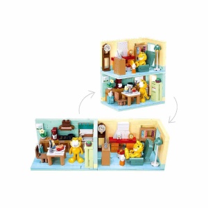 Set de constructie 194 piese, Bucataria lui Garfield - Sluban5