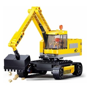 Set de constructie Town, 152 piese, Excavator - Sluban2