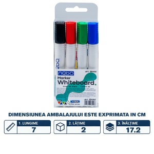 Set markere whiteboard NEBO, 4 culori/set2