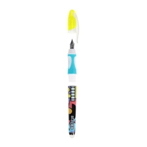 Stilou Strigo cerneală cu ștergere + 2 rezerve + dispozitiv curățare, în blister, Pop Art3