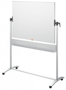 Tablă magnetică mobilă, din oțel, format clasic, 1200x900mm Nano Clean™ Nobo - Img 2