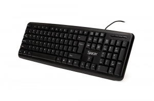 Tastatura Spacer SPKB-520 cu fir, USB, 104 taste, anti-spill, negru - Img 3